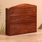 Ключница «Капитан», 18×9×31 см, дерево шишам - Фото 6