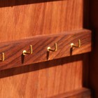 Ключница «Штурвал», 18×9×31 см, дерево шишам - Фото 3