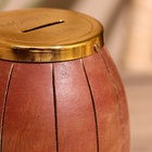 Копилка «Банк», 11×11×12 см, дерево шишам - Фото 3