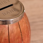 Копилка «Банк», 9×9×12 см, манговое дерево - Фото 3