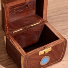 Копилка «Бокс», 10×7×9 см, дерево шишам - Фото 4