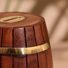 Копилка «Бочка», 10×10×12 см, манговое дерево - Фото 3