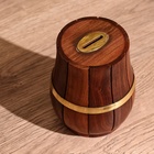 Копилка «Бочка», 10×10×12 см, манговое дерево - Фото 2