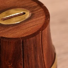 Копилка «Бочка», 10×10×12 см, манговое дерево - Фото 3