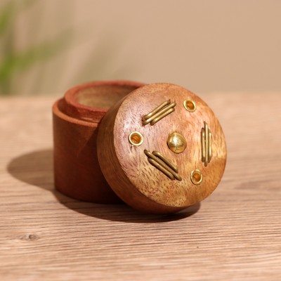 Подставка под благовония, 3.5×3.5×3.5 см, дерево шишам
