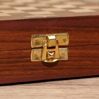 Шахматы складные, доска 20×20 см, дерево шишам - Фото 3