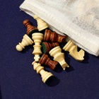 Шахматы складные, доска 20×20 см, дерево шишам - Фото 5