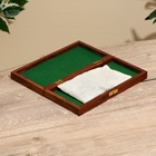 Шахматы складные, доска 25×25 см, дерево шишам - Фото 6