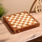 Шахматы складные, доска 35×35 см, дерево шишам - Фото 2