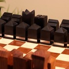 Шахматы складные, доска 35×35 см, дерево шишам - Фото 4