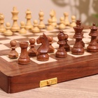 Шахматы турнирные, доска 36×36, дерево шишам - Фото 4