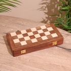 Шахматы турнирные, доска 36×36, дерево шишам - Фото 5