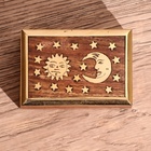 Шкатулка «День и ночь», 9×6.5×4 см, дерево шишам - Фото 3