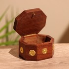 Шкатулка «Сани», 6×5×4 см, дерево шишам - Фото 2