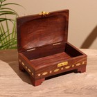 Шкатулка «Синди», 16×10×9 см, дерево шишам - Фото 2