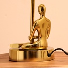 Светильник настольный «Трувор», 1×60 Вт, Е27, 25×25×30 см, золотистый - Фото 12