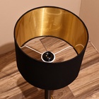 Светильник настольный" Стил" 1х60Вт, Е27 золотисто-чёрный 31х31х66 см - фото 809279622