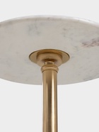 Столик кофейный, 40×40×59 см, мрамор, алюминий, дерево - Фото 6