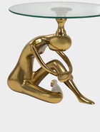 Столик кофейный, 50×50×46 см, алюминий, стекло - Фото 9