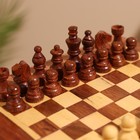 Игра настольная 2 в 1, шахматы, бэкгэммон, 15.5×15.5×5 см, дерево шишам - Фото 2