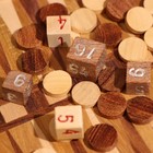 Игра настольная 2 в 1, шахматы, бэкгэммон, 15.5×15.5×5 см, дерево шишам - Фото 9
