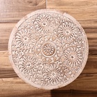 Столик кофейный, 44×44×45 см, манговое дерево - Фото 3