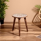 Столик кофейный, 40×40×47 см, манговое дерево - Фото 1