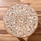 Столик кофейный, 40×40×47 см, манговое дерево - Фото 3