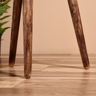 Столик кофейный, 40×40×47 см, манговое дерево - Фото 4