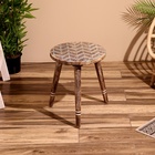 Столик кофейный, 40×40×45 см, манговое дерево - Фото 2