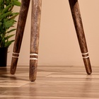 Столик кофейный, 40×40×45 см, манговое дерево - Фото 3