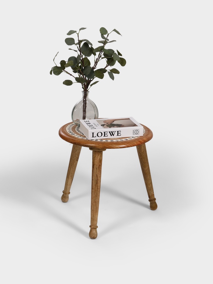 Столик кофейный, 45×45×45 см, манговое дерево