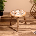 Столик кофейный, 45×45×45 см, манговое дерево - Фото 2