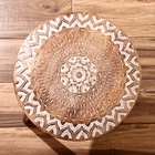 Столик кофейный 44х44х45 см, манговое дерево - Фото 3