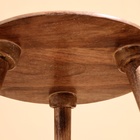 Столик кофейный 44х44х45 см, манговое дерево - Фото 6