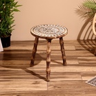 Столик кофейный, 40×40×45 см, манговое дерево - Фото 1