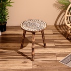 Столик кофейный, 40×40×45 см, манговое дерево - Фото 2