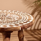 Столик кофейный, 40×40×45 см, манговое дерево - Фото 5