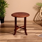 Столик кофейный, 45×45×50 см, дерево шишам - Фото 1