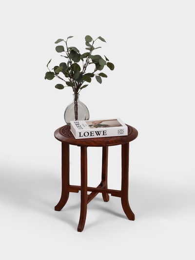 Столик кофейный, 45×45×50 см, дерево шишам