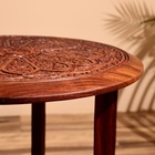 Столик кофейный, 45×45×50 см, дерево шишам - Фото 6