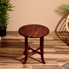Столик кофейный, 45×45×50 см, дерево шишам - Фото 2