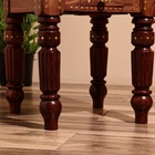 Столик шахматный 37х37х40 см, без фигур, дерево шишам - Фото 4