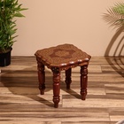 Столик кофейный, 38×38×38 см, дерево шишам - Фото 2