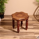 Столик кофейный, 45×45×40 см, дерево шишам - Фото 2