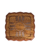 УЦЕНКА Столик кофейный, 44×44×40 см, дерево шишам - Фото 4