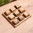 Игра настольная «Крестики-нолики», 12×12×3 см, манговое дерево - Фото 2