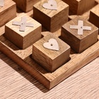 Игра настольная «Крестики-нолики», 12×12×3 см, манговое дерево - Фото 3