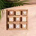 Игра настольная «Крестики-нолики», 12×12×3 см, манговое дерево - Фото 5