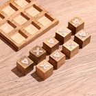 Игра настольная «Крестики-нолики», 12×12×3 см, манговое дерево - Фото 6